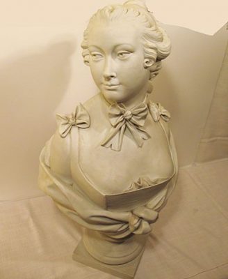 Antique French bisque bust attributed to Sevres