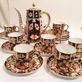 Royal Crown Derby Imari coffee service