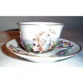 Capodimonte cup and saucer