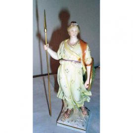 KPM figure of female warrior with shield