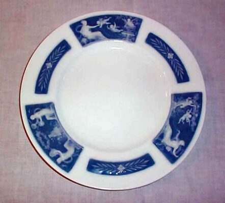Minton pate sur pate plate