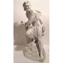 Minton parian figure of Prometheus, Circa-1861