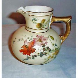 Royal Worcester pitcher, 5 inches tall