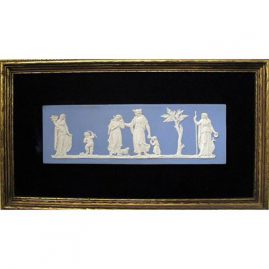 Wedgwood plaque in frame