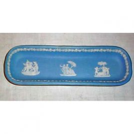 Wedgwood light blue tray, 1890-1920