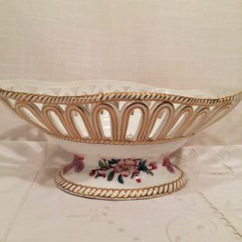 Royal Worcester made for Tiffany reticulated bowl