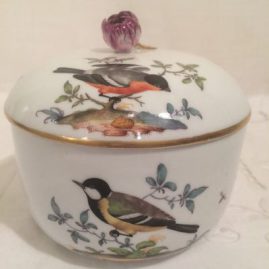 Meissen bird container