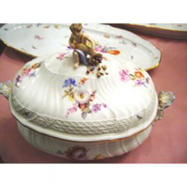 Rare Meissen figural tureen