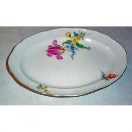 Meissen flowered platter
