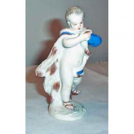 Meissen ice skater, good condition