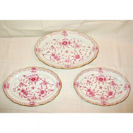 Meissen Purple Indian platters