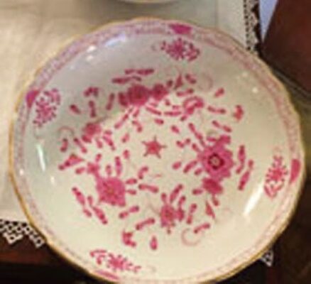 Meissen purple Indian bowls