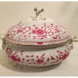 Meissen purple Indian tureen