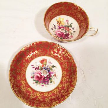 Hammersley artist signed F. Howard teacup and saucer
