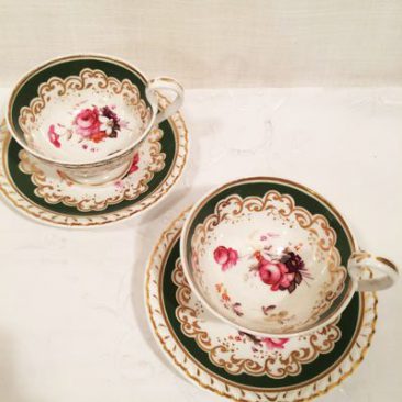 Set of six Ridgway tea and coffee cups