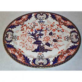 Royal Crown Derby platter, 15 inches, ca-1891, Sold