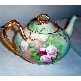 Back of Limoges teapot, sold