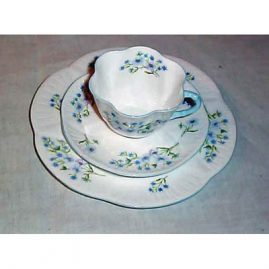 Shelley 3 piece cup and saucer se