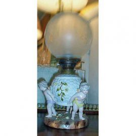 Sitzendorf cherub lamp