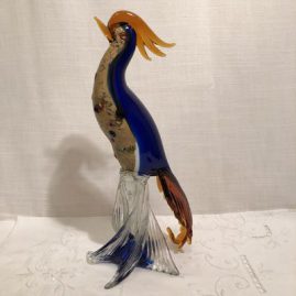 Wonderful Murano exotic bird figure