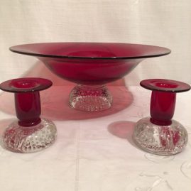 Gunderson Pairpoint ruby console set