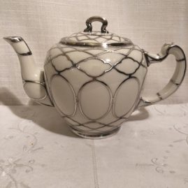 Lenox silver overlay teapot