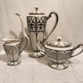 Lenox silver overlay coffee set