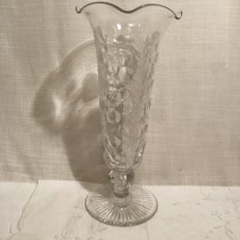 Pairpoint engraved vase.
