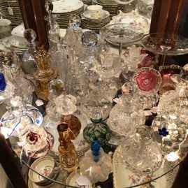 Fabulous Collection of antique glass perfumes