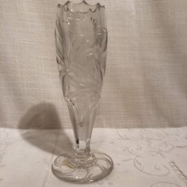 Cut and engraved Tuthill vase