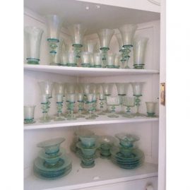 Rare Salviati Venetian stemware