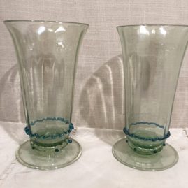 Set of 10 Salviati Venetian tall tumblers