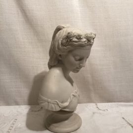 Parian bust of beautiful lady