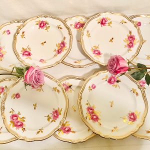 Set of Eleven Spode Copeland Made for Tiffany Dessert Plates