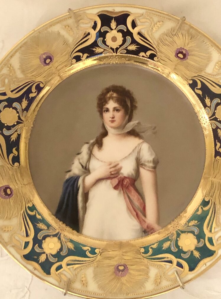 Portrait Plate of Marie Louise, Napoleon's Second Wife Artist
