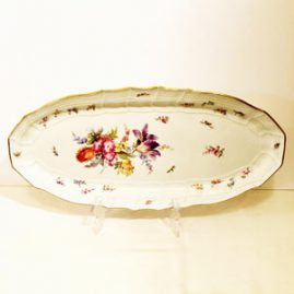 Antique Meissen fish platter