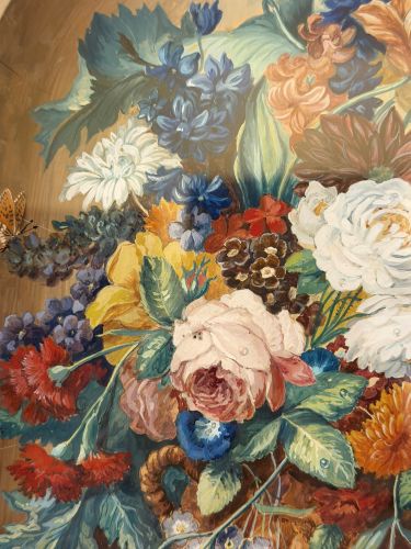 Watercolor of a magnificent flower bouquet by Friedrich Jungling Watercolor of a magnificent flower bouquet by Friedrich Jungling