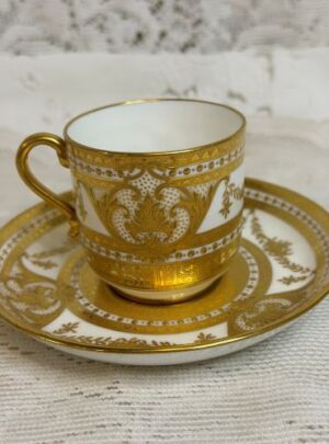 Minton Demitasse Cup and Saucer Made for Tiffany & Company