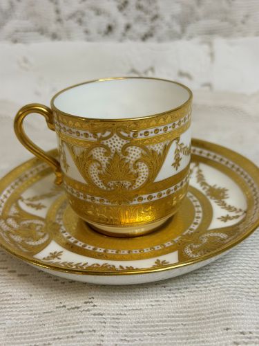 Minton Demitasse Cup and Saucer Made for Tiffany & Company